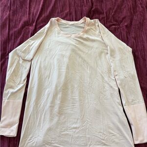Lululemon Women's Light Pink Lightweight Long Sleeve Top